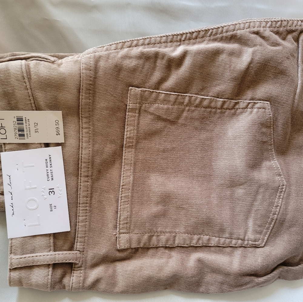 Skinny corduroy pants